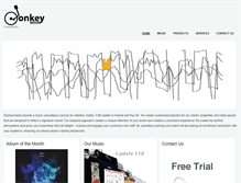 Tablet Screenshot of donkeymedia.ie