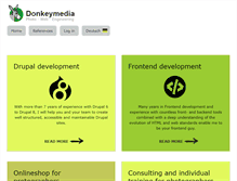 Tablet Screenshot of donkeymedia.eu